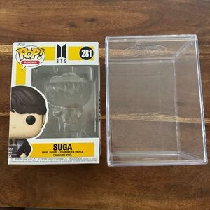 BTS Suga Butter Funko Box (no figure) AND Funko acrylic display case